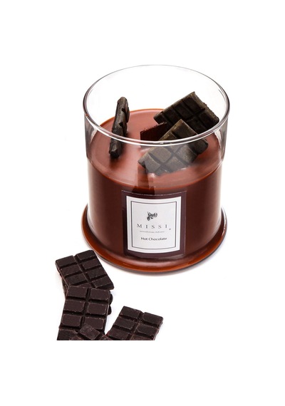 Missi Büyük Ahşap Fitilli Hot Chocolate Vegan Mum
