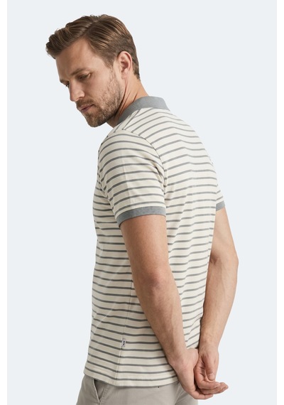 Slazenger Zoll Erkek Polo Yaka Beyaz / Gri Tişört