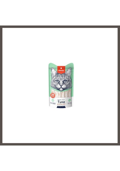 Wanpy Ton Balık Ve Deniz Taraklı Krema Kedi Ödülü 25x14 Gr Nxrlvng
