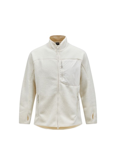 Peak Performance Peak Performance Pile Zip Erkek Outdoor Fleece 16296 Beyaz