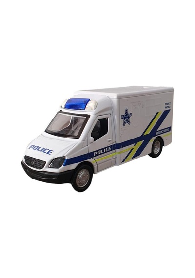Sesli Işıklı Çek Bırak Polis Set - Fy5058sabc-12d