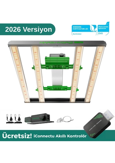 Mars Hydro Fc3000 Evo 300w Led Bitki Yetiştirme Lambası-1655 Gri