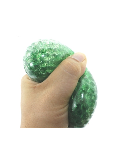 Squishy Stres Topu Simli Yeşil Kristal Slime Mega