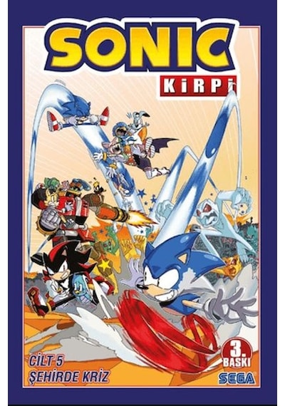 Kirpi Sonic Cilt 5 - Şehirde Kriz - Aıaı-898315
