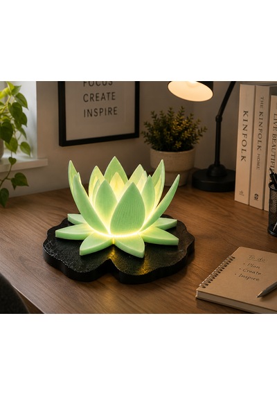 Lotus Gece Lambası Yeşil