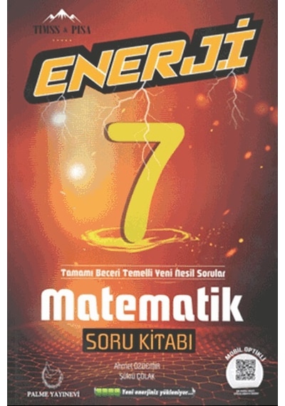 7. Sınıf Enerji Matematik Soru Kitabı  -  Ahmet Özdemir  -  Palme Eğitim