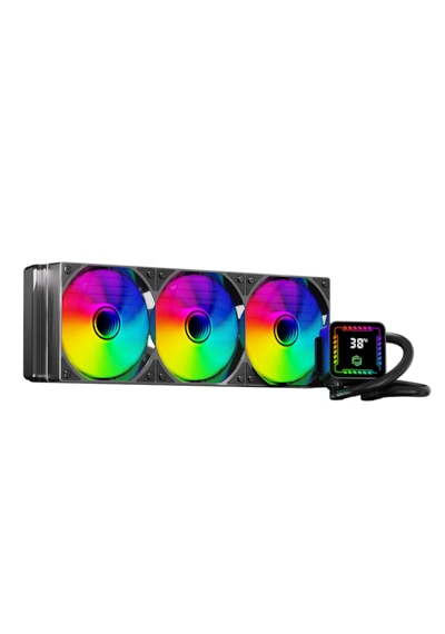 Gameforce Raider 360mm Argb Beyaz Sıvı Soğutucu 300w Tdp Siyah