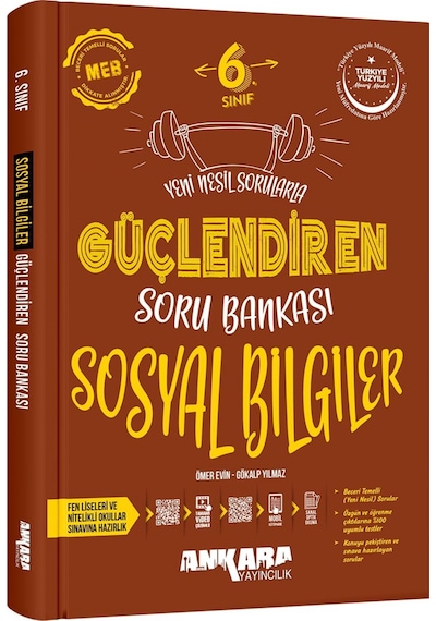 Ankara 2026 6. Sınıf Sosyal Güçlendiren Soru Bankası Güncel Müfredat