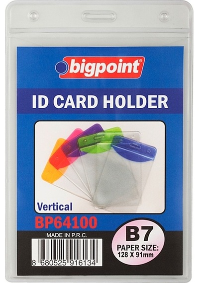 Bigpoint Korumalı Kart Poşeti Dikey B7 91x128mm 10'lu Poşet