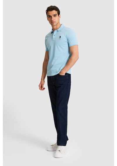 U.s. Polo Assn. Erkek Mavi Tişört Basic 50326920-vr036