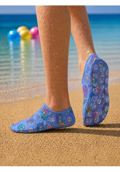 Gripptoes Kaymaz Damla Tabanlı Deniz&havuz Çorabı E1 Çok Renkli