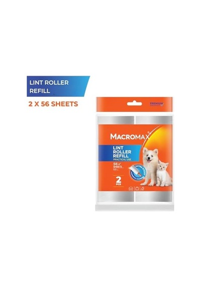 Macro Max Tüy Toplayıcı Yedek Rulo 2'li Paket Toplam 112 Yaprak .