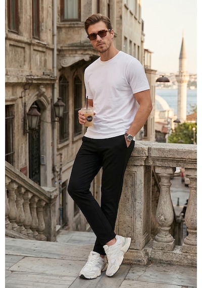 Buratti Erkek Pantolon 6843660 Siyah Siyah