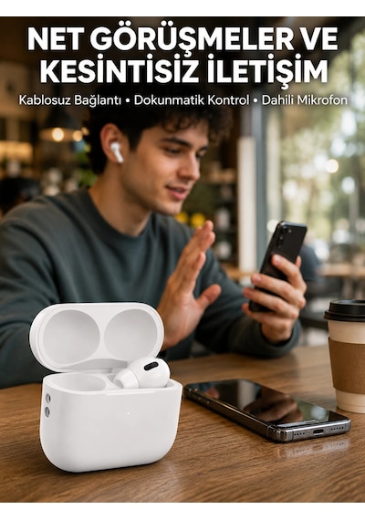 Gürültü Engelleme Teknolojili Bluetooth Kulaklık - Adaptif Ses Ve Uzun Pil Süresi Yeni Nesil