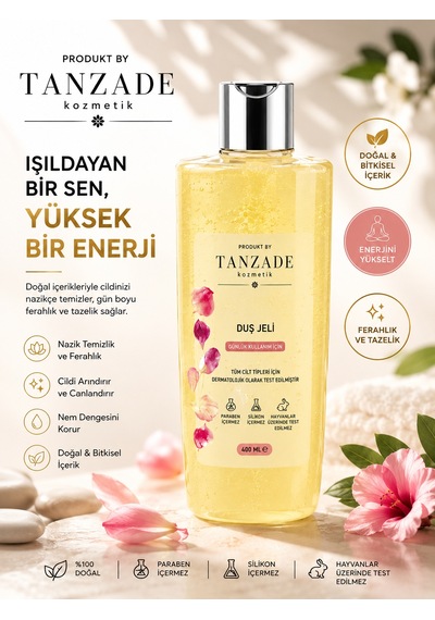 Produkt By Tanzade Doğal Çiçek Özlü Duş Jeli 400 Ml Amber - Yasemin
