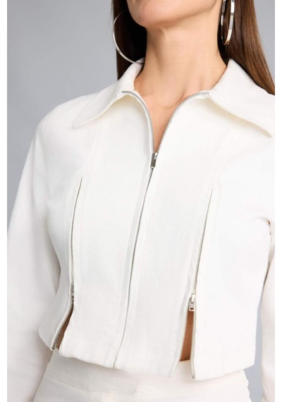 Defacto Afra X Defacto Fıtted Gömlek Yaka Gabardin Blazer Ceket H3099ax26smwt84 Beyaz-wt84 Defacto Afra X Defacto Fıtted Gömlek Yaka Gabardin Blazer Ceket H3099ax26smwt84 Beyaz-wt84