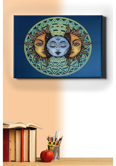 Webstyle Sayılarla Boyama Seti Kasnaklı Tutulma 50 X 65 Cm