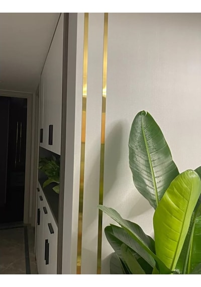 Duvar Çıtası Dekoratif 3 Cm Gold,Gümüş,Siyah (10 Mt)