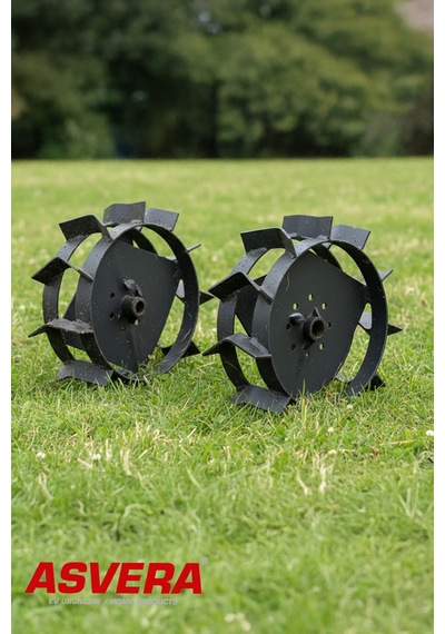 Asvera Çapa Makinesi Demir Teker Takımı 4.00-8 - 5-7.5 Hp Uyumlu Arazi Tipi Demir Tekerlek