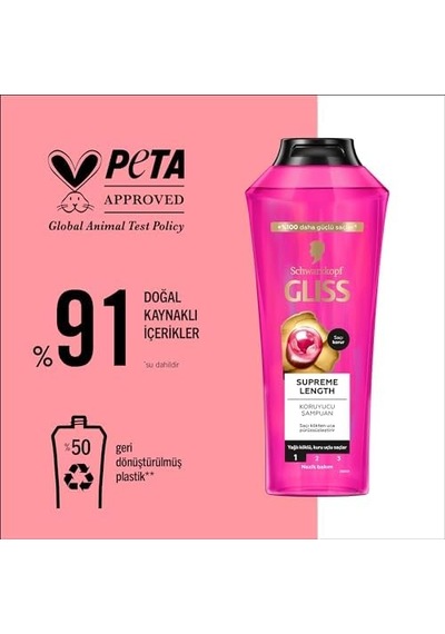 Supreme Length Koruyucu Şampuan 400 Ml