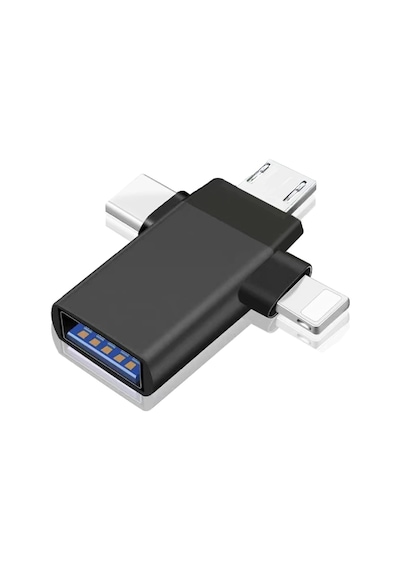 Zr172 Siyah T Otg Çoğaltıcı Aparat