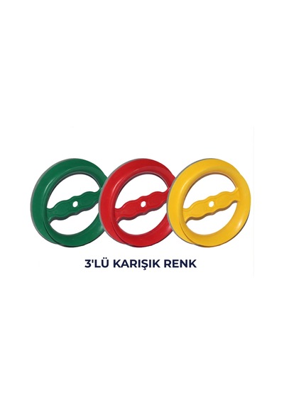 3 No Contalı Kasnak Birinci Kalite 3 Adet Karışık Renk