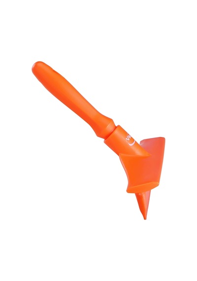 71257 Kauçuk Polipropilen Çerçeve Tezgah Tek Bıçaklı Çekpas, 25,4 Cm, Turuncu