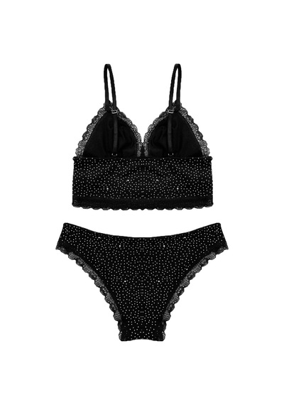 Deep Secret Koton Siyah Puanlı Bralet Takım Ds200583brt 001