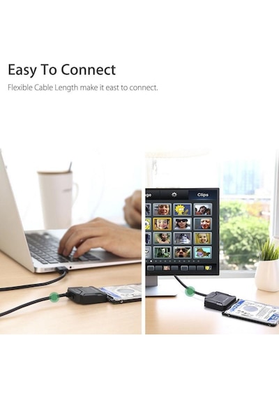 Usb 3.0 To 2.5-3.5" Sata Ssd Harici Hdd Bağlantı Kablosu