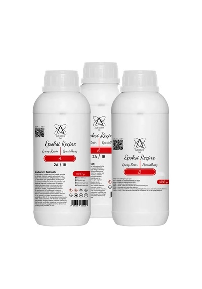 Epoksi Reçine Hobi, Takı Ve Dekoratif Şeffaf Döküm Uygulamaları İçin 3 Kg