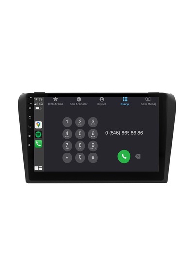 Mazda 3 Android Multimedya Sistemi 2004-2009 Crv-4590xr
