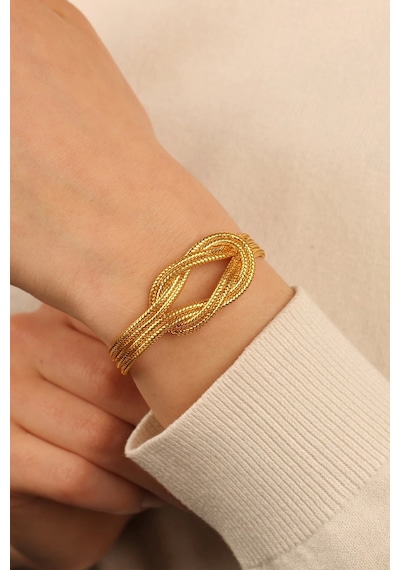 Çgkmücevherat Kalze Dorikalı Altın Bileklik Klzblk001 Gold Sarı Altın
