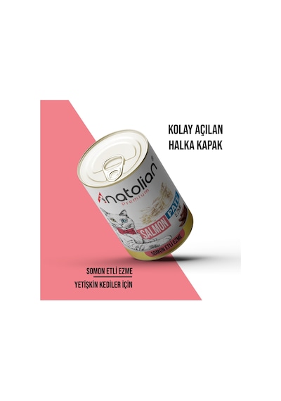 Anatolian Premium Somonlu Ezme Yetişkin Kedi Konservesi 400 gr