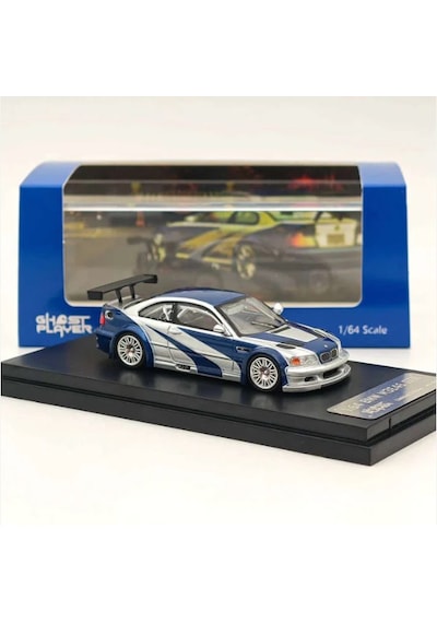 Ghost Player Bmw M3 E46 Gtr Need For Speed Most Wanted Livery 1/64 Pleksi
