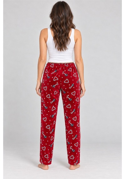 Mavera Mv08 Kadın Bordo Uzun Pijama Altı Bordo - 938659920 Bordo - 938659920 Bordo