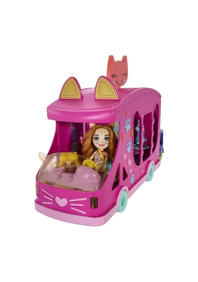 Enchantimals Kedi Temalı Moda Otobüsü HPB34