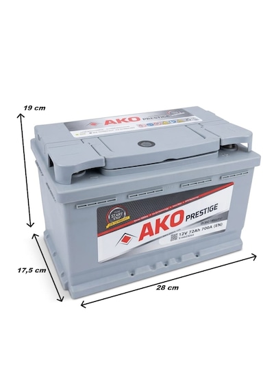 Ako Prestige 12 V 72 Ah 700 A En Efb Start-stop Akü