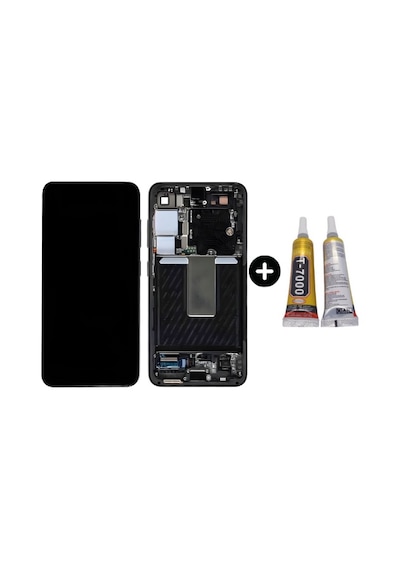 Samsung Galaxy S24 Sm-s921 Uyumlu Çıtalı Lcd Ekran Dokunmatik Siyah + B7000