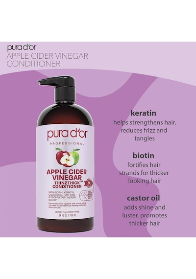 Pura D'or Apple Cider Vinegar Thin2thick Saç Kremi 709ml
