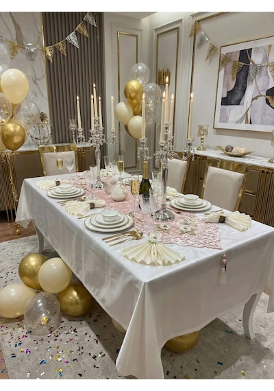 Mina Kadife Pudra Yemek Takımı 1506 Pudra