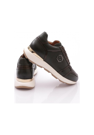 Dgn 6201 Erkek Bağcikli Sneakers Ayakkabi Haki