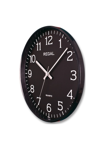 Regal0250 Bb Ince Çerçeve Slim Duvar Saati (289181467) Siyah