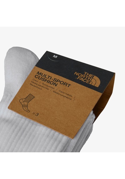 The North Face Multi Sport Cush Erkek Beyaz 3 Lü Çorap Seti Düz Nf0a882hfn41 Beyaz