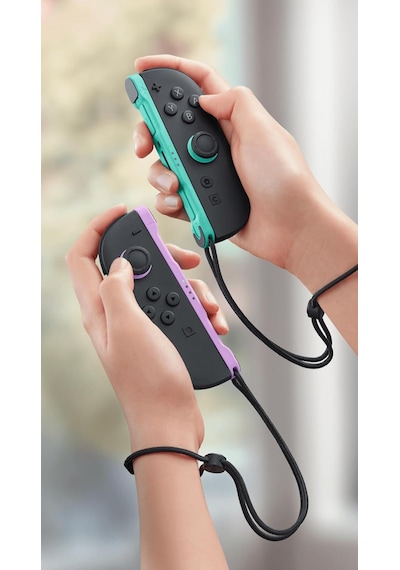 Nintendo Switch 2 Joycon Oyun Kolu Açık Mor / Açık Yeşil