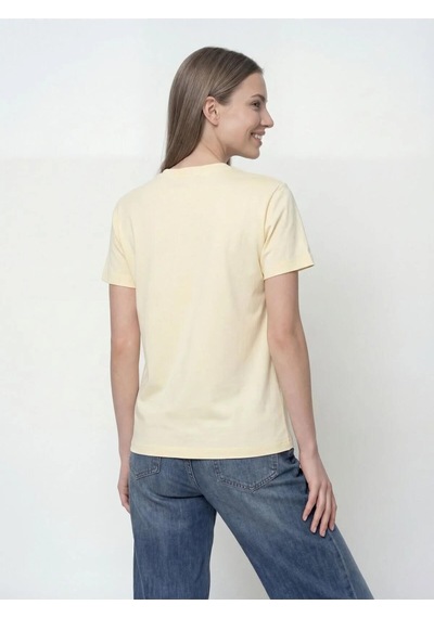 Kadın T-shirt Lf2042206 Light Yellow