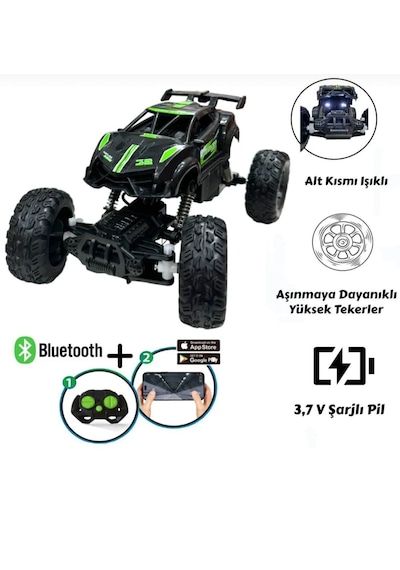 Uzaktan Kumandalı Bluetooth Telefon Kontrollü Jeep Araba Drift Y Uzaktan Kumandalı Bluetooth Telefon Kontrollü Jeep Araba Drift Y