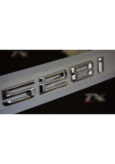 Bmw 528İ Bagaj Krom Metal 3M 3D Yazı Logo