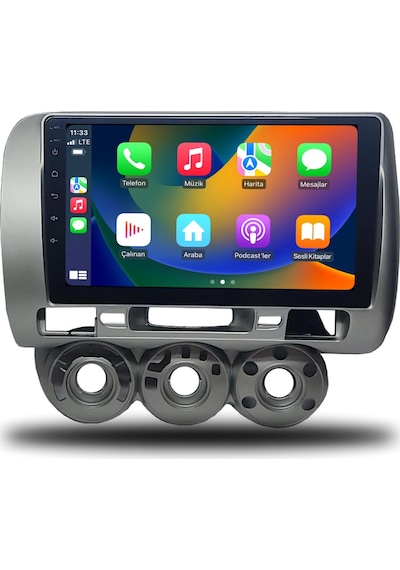 Redhat Honda Jazz Android Carplay Multimedya 2002-2008 Manuel Klima 2gb Ram + 32gb Hafıza + 4 Çekirdek