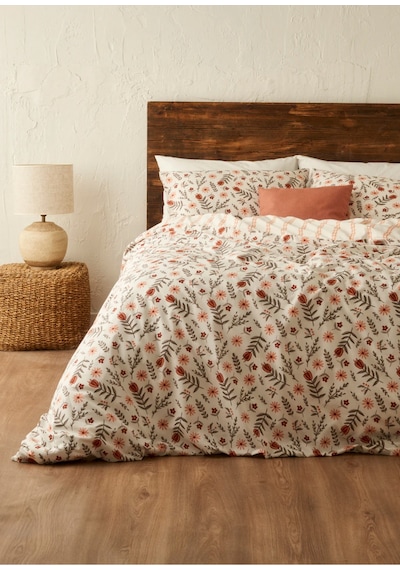Bella Maison Florian Pamuklu Çift Kişilik Nevresim Seti Kiremit 200x220 Cm Kiremit