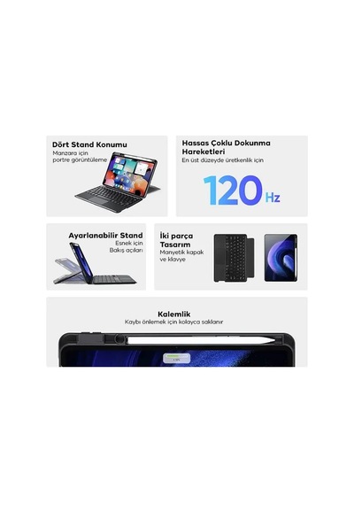 Dux Ducıs Samsung Galaxy Tab S9 Ayarlanabilir Bluetooth Kılıf